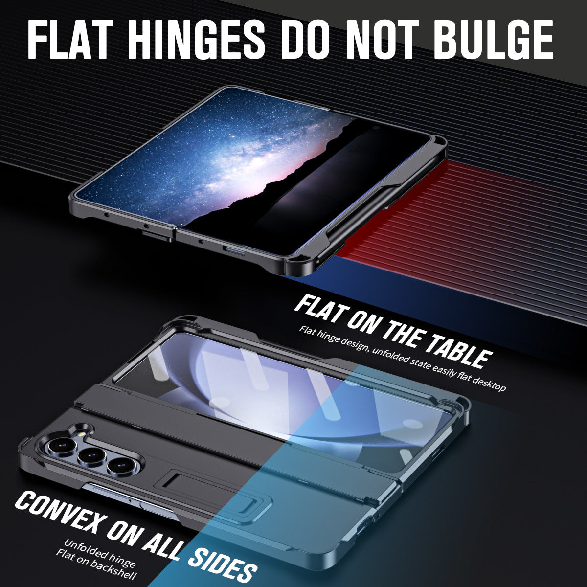 Armor Anti-Fall Phone Case with Stylus and Film for Samsung Galaxy Z Fold - Brandy Trendy Hub