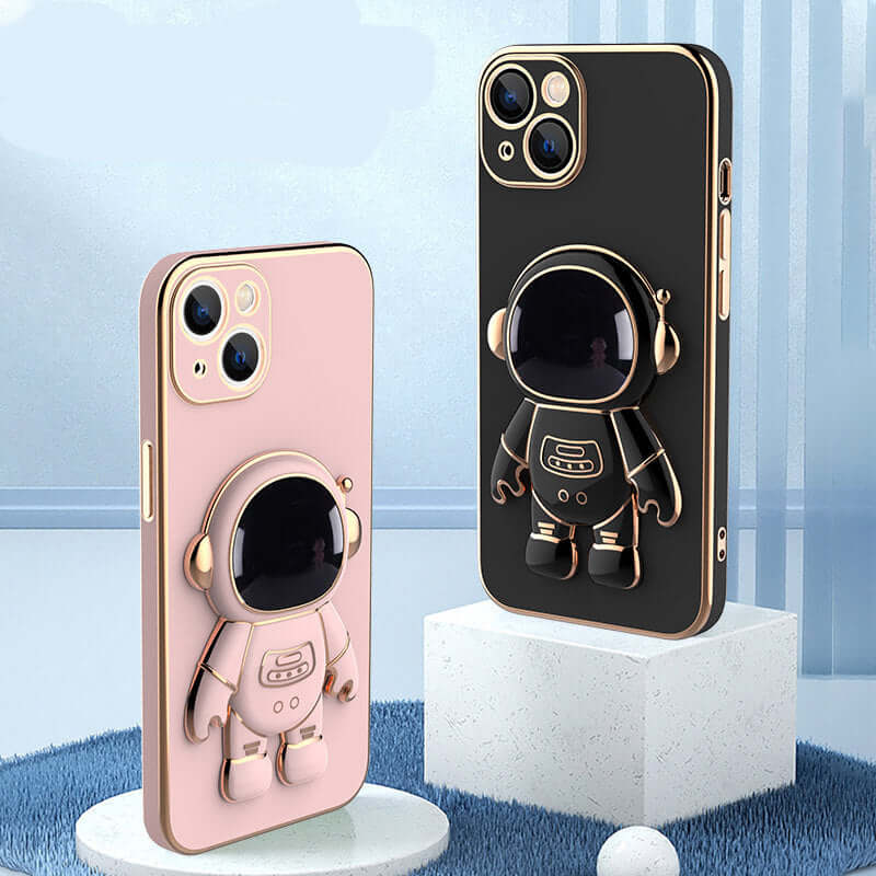 Astronaut folding bracket iPhone case with camera protector - Brandy Trendy Hub