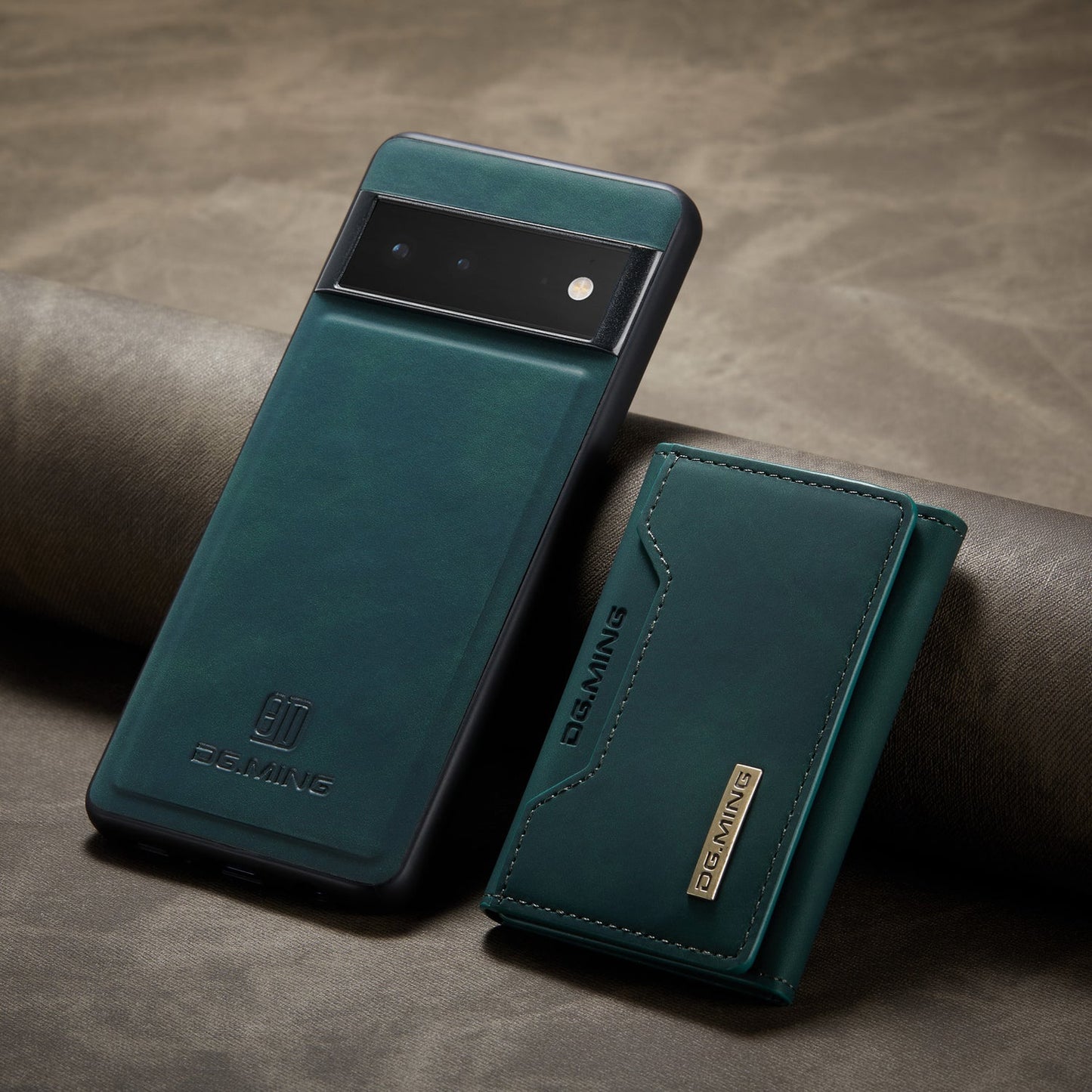 2 in 1 Detachable Leather Wallet Case For Google Pixel Phones - Brandy Trendy Hub