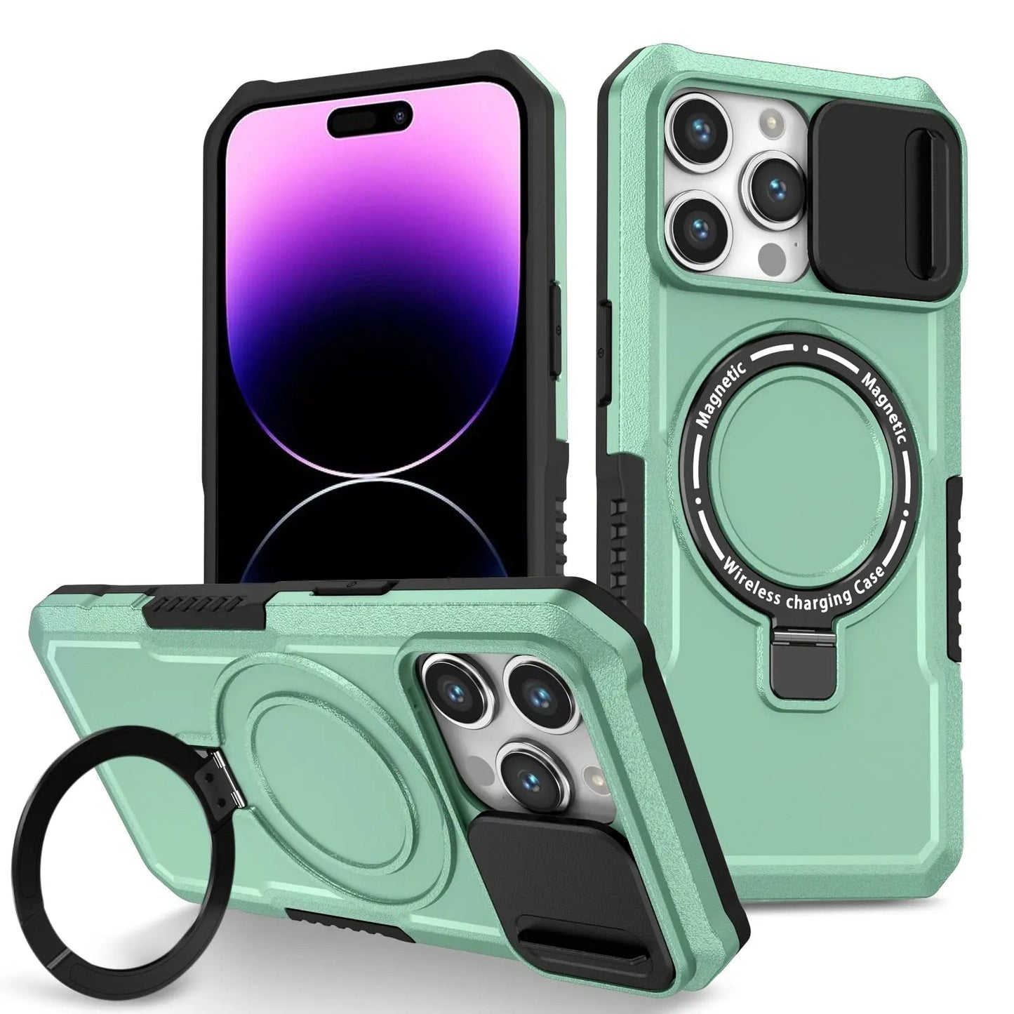 ArmorGuard Defender Case for iPhone 15 Series - Brandy Trendy Hub