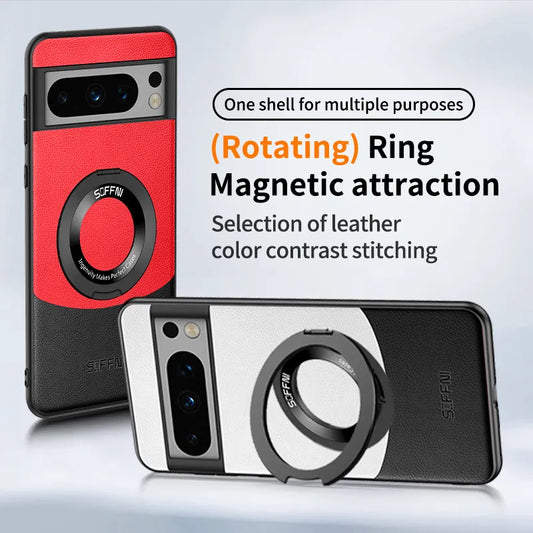 Magsafe Case with Ring For Google Pixel 8 Series - Brandy Trendy Hub