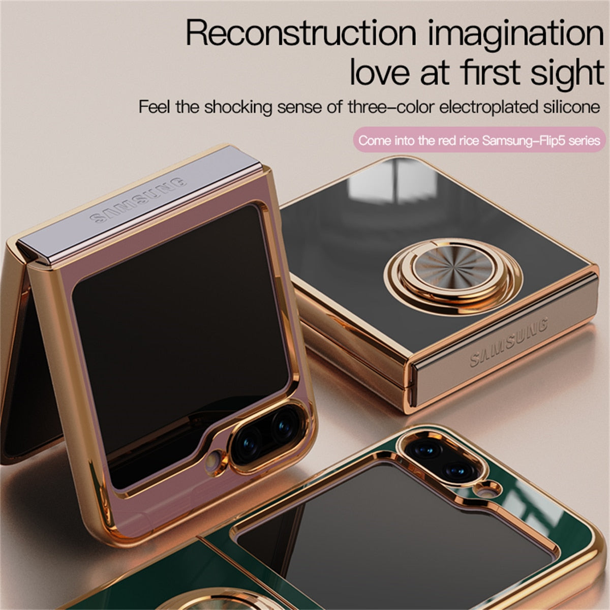 Luxury Electroplating Ring Holder Case - Brandy Trendy Hub