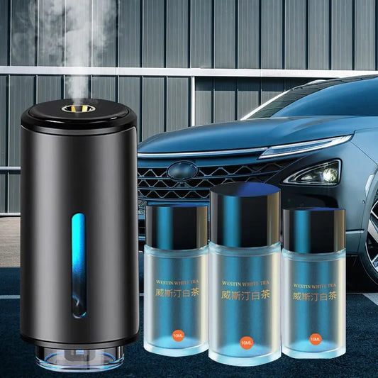 Luxury Car Air Freshener & Essential Oil Diffuser - Aroma Perfume Spray for Vehicle Vent Outlet - Brandy Trendy Hub