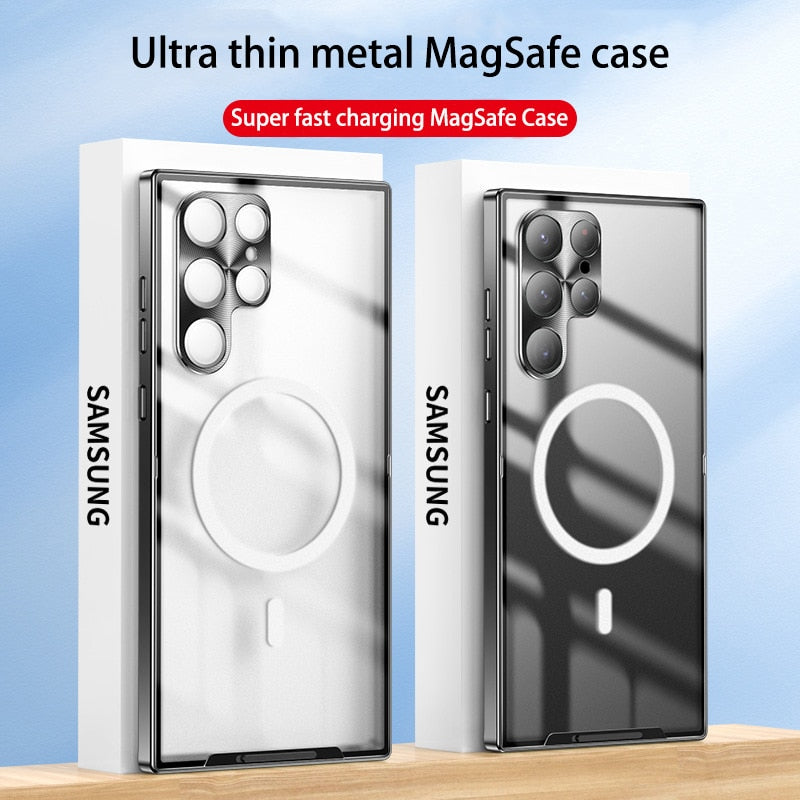 Secure Your Samsung Galaxy S23 Series with Our Magnetic Metal Aluminium Case - Shop Now - Brandy Trendy Hub