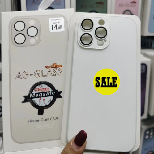 New 2024 Luxury Ag Glass Case for iPhone - Brandy Trendy Hub