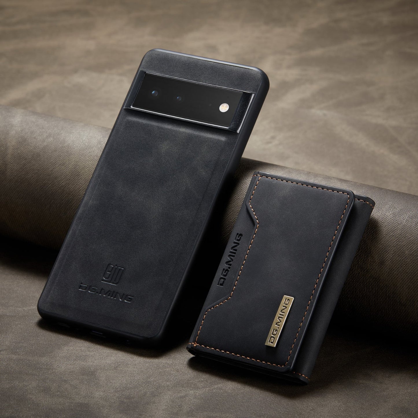 2 in 1 Detachable Leather Wallet Case For Google Pixel Phones - Brandy Trendy Hub