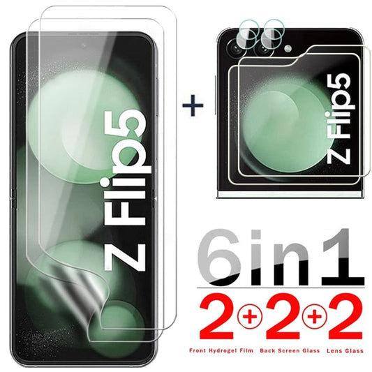 6 in 1 Screen Protector for Z Flip - Brandy Trendy Hub