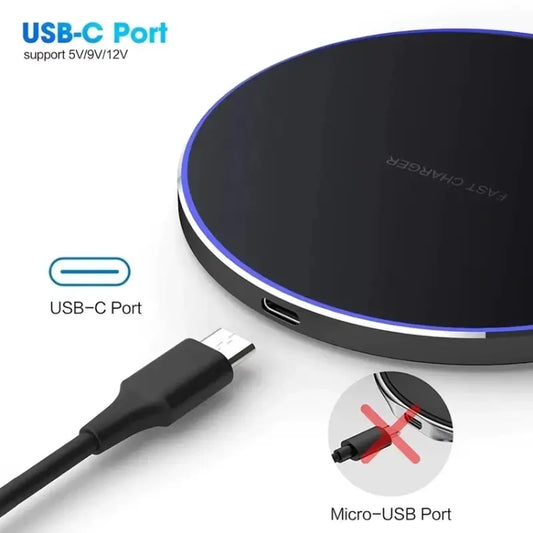 100W Magnetic Wireless Fast Charging Pad - Power Delivery PD Phone Charger Stand