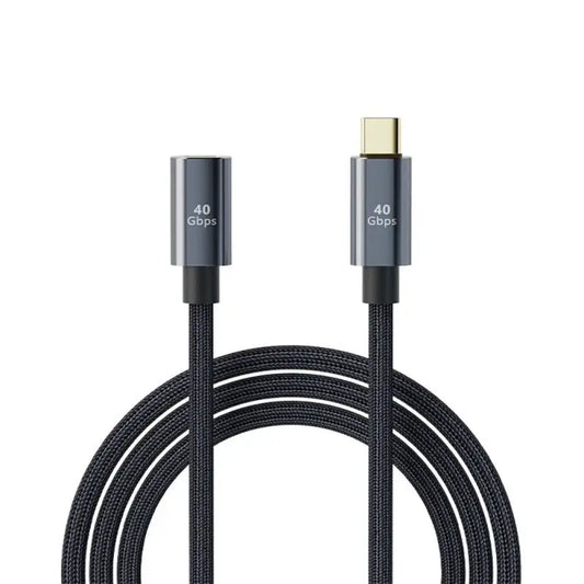 100W 8K@60Hz USB Type C Fast Charge Extension Cable - Power Delivery PD Data Cord