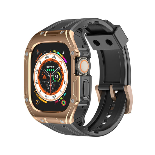 Luxury Case Strap For Apple Watch Series 49mm - Brandy Trendy Hub