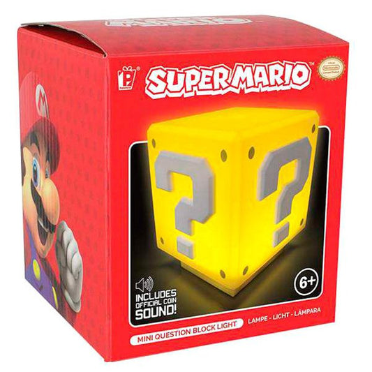 Super Mario Mini Question Block Light with Sound - Brandy Trendy Hub