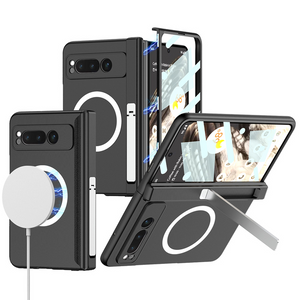 360 Magsafe Magnetic Kickstand Case for Google Pixel Fold - Brandy Trendy