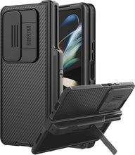 Load image into Gallery viewer, Samsung Galaxy Z Fold 4 Case with Slide Camera Protector, Kickstand &amp; S-Pen Pocket. - Brandy Trendy
