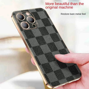 Shop Louis Vuitton Leather Logo iPhone 15 Pro iPhone 15 Pro Max by