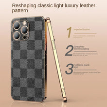 Load image into Gallery viewer, Luxury Leather Phone Cover Case for iPhone 15 (2024) - Brandy Trendy
