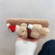 Load image into Gallery viewer, Festive and Adorable Christmas Girl&#39;s Fluffy Funny Phone Case for iPhone - Brandy Trendy
