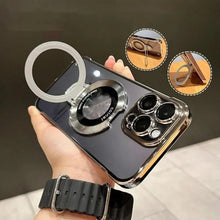 Load image into Gallery viewer, Frameless Magnetic iPhone Case with Invisible Ring Stand
