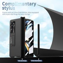 Load image into Gallery viewer, Magnetic Hinge Bracket Anti-Fall Phone Case with Stylus and Screen Film for Samsung Galaxy Z Fold
