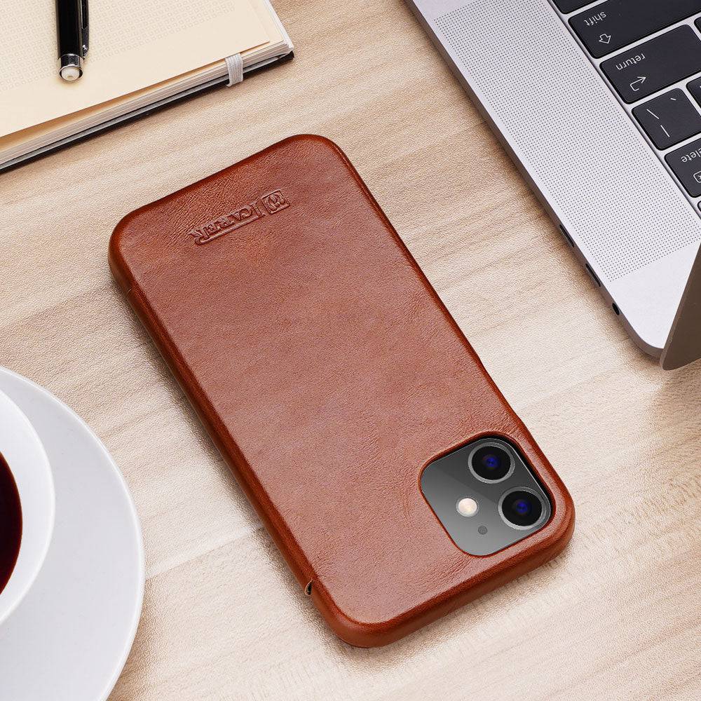 Luxury Genuine Leather Original Phone Case for iPhone: Stylish Protection