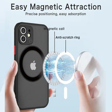 Load image into Gallery viewer, Luxury Matte Magnetic For Magsafe Charging Case For iPhone 15 - Brandy Trendy
