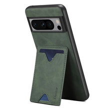 Load image into Gallery viewer, Leather Case with Card Wallet for Google Pixel 8 Series
