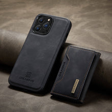 Load image into Gallery viewer, 2 In 1 Leather Wallet Cover Detachable Case with Card Holder for all iPhone
